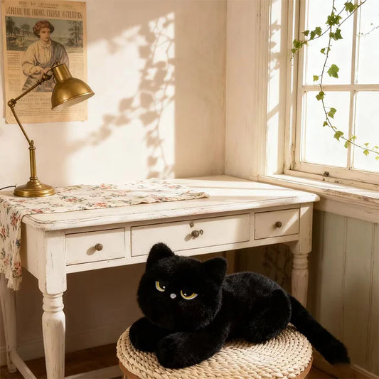 あなたの35CM 猫 ぬいぐるみ 抱き枕 リアル 寝そべり クッション かわいい ふわふわ 癒し系 添い寝 おもちゃ ネコ 萌えグッズ 子供 彼女 誕生日 プレゼント