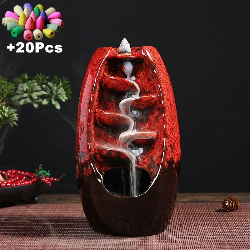 Lucky Feng Shui Backflow Incense Burner