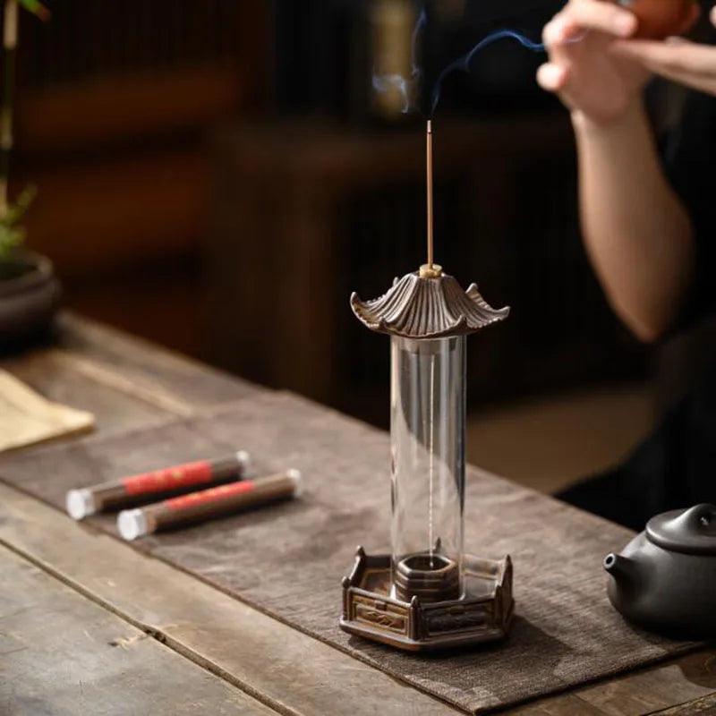 Creative Pagoda Ceramic Incense Holder