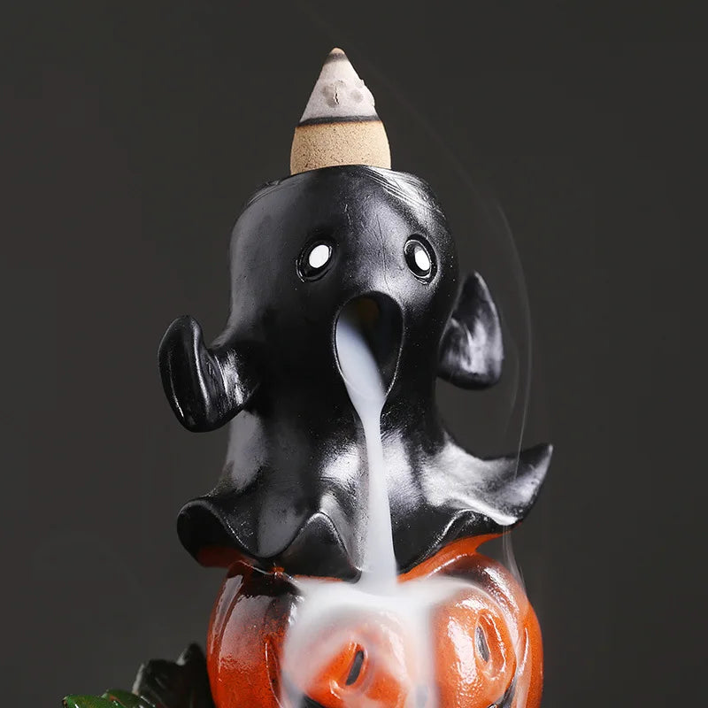 Halloween Pumpkin Resin Backflow Incense Burner