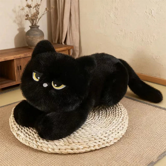 あなたの35CM 猫 ぬいぐるみ 抱き枕 リアル 寝そべり クッション かわいい ふわふわ 癒し系 添い寝 おもちゃ ネコ 萌えグッズ 子供 彼女 誕生日 プレゼント